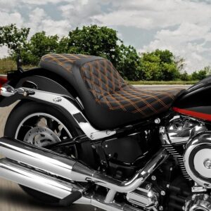 <span style="color: #ffffff;">Jok Driver Passenger Seat Fit for Harley Softail Low Rider 2018 up</span>